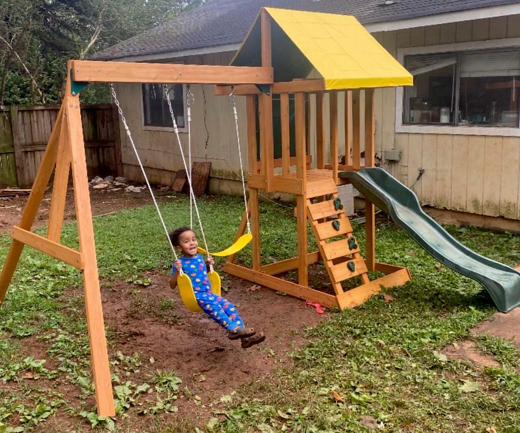 Built us a playground. He responds very quick, cos