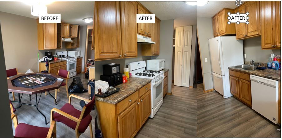 Kitchen cleaning