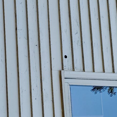 We had a hole in our siding that needed to be fill