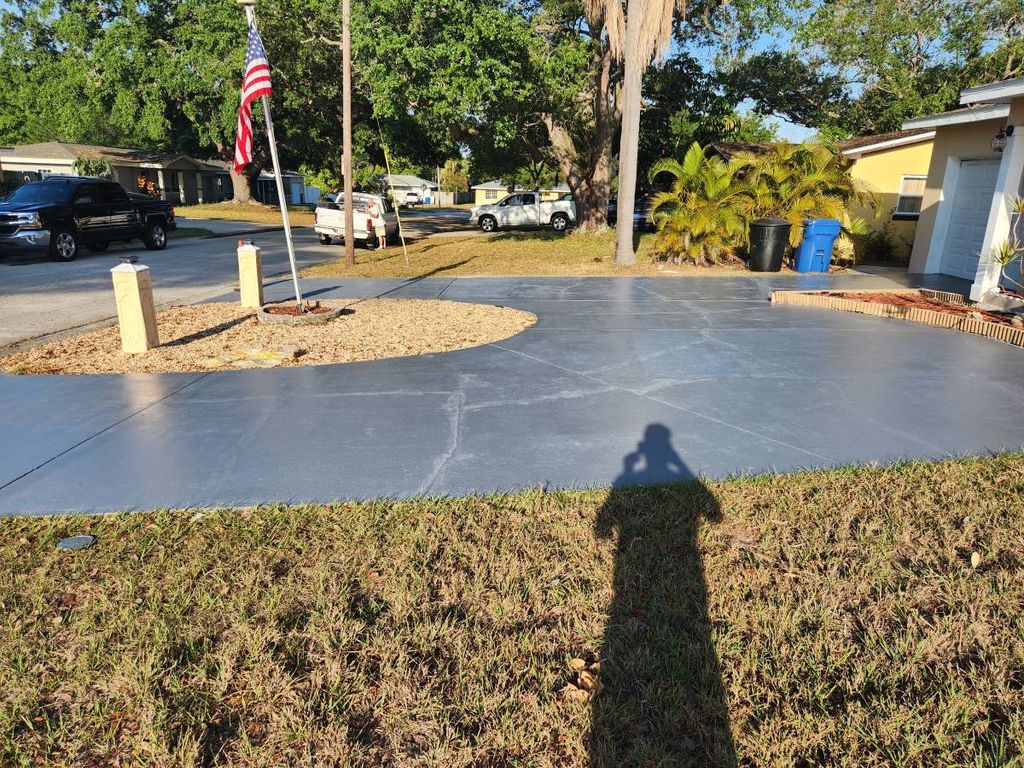 Hard scaping and landscaping that ended in a great