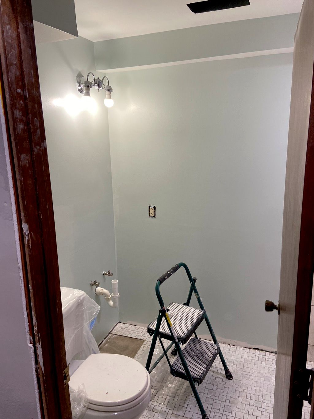 Painted this new bathroom build. This project was 