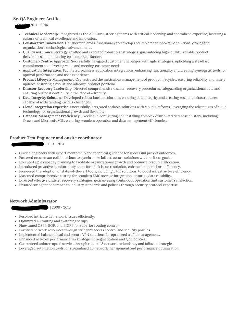 Projects and media
