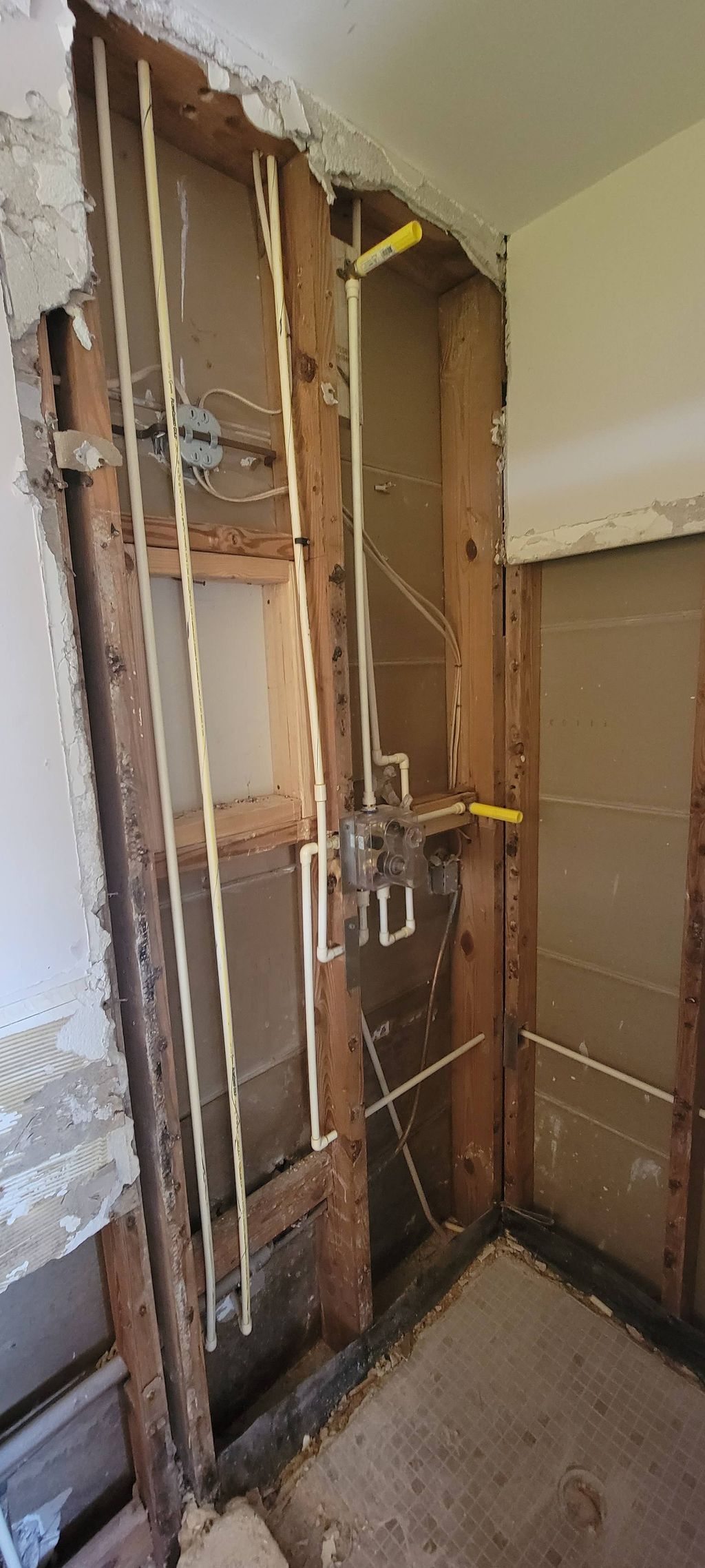 shower valve installation 