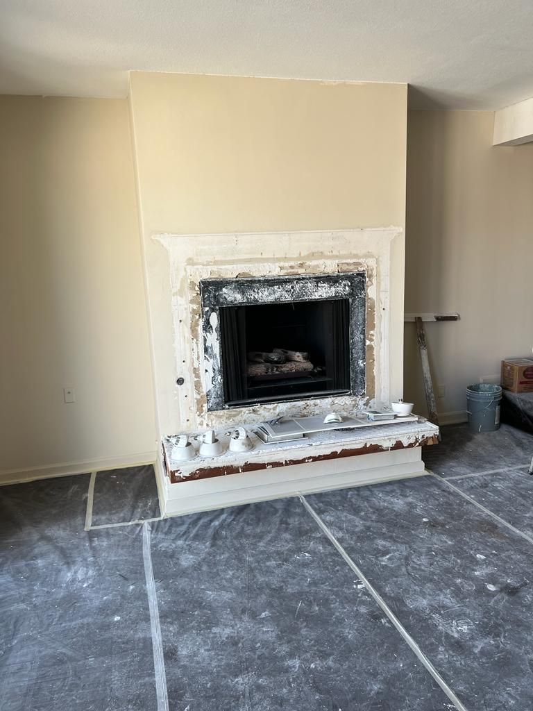 Fireplace Facing Remodel 