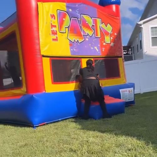 Kids enjoyed the moonbounce they really loved the 