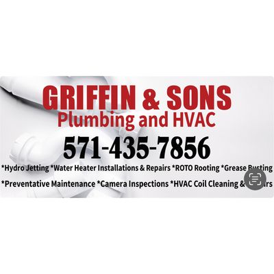 Avatar for Griffin & Sons Plumbing and HVAC