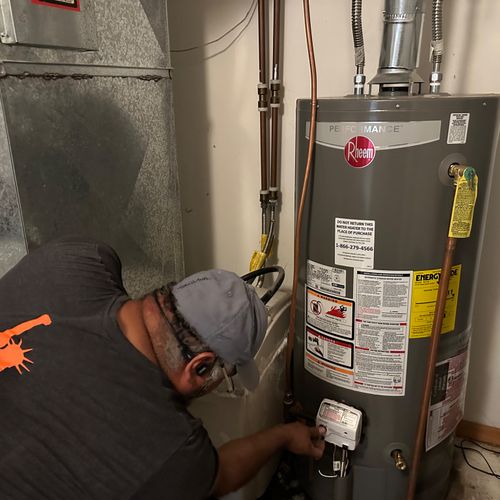 He did a great job replacing my water heater!
