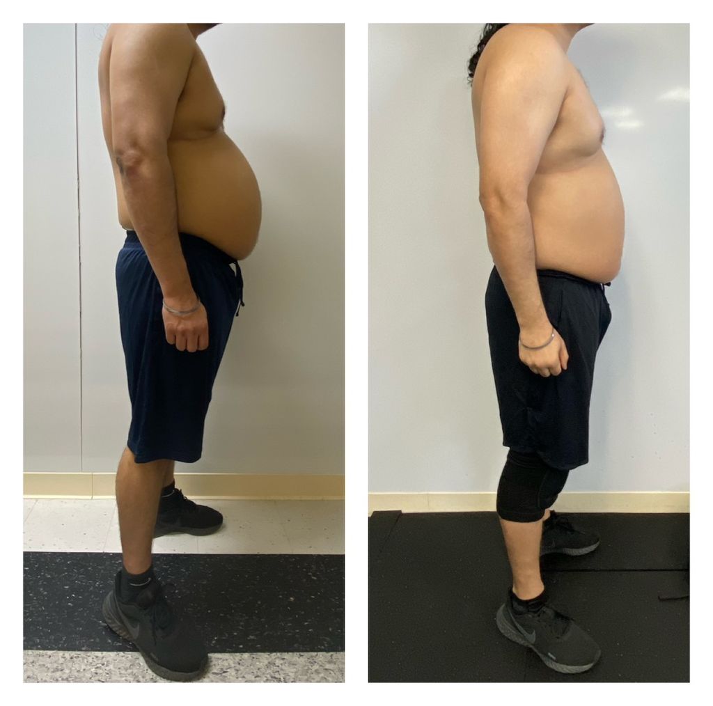 This client came in at 262 lbs and is currently at