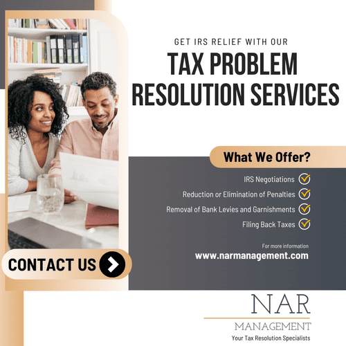 We help you solve your tax problems!