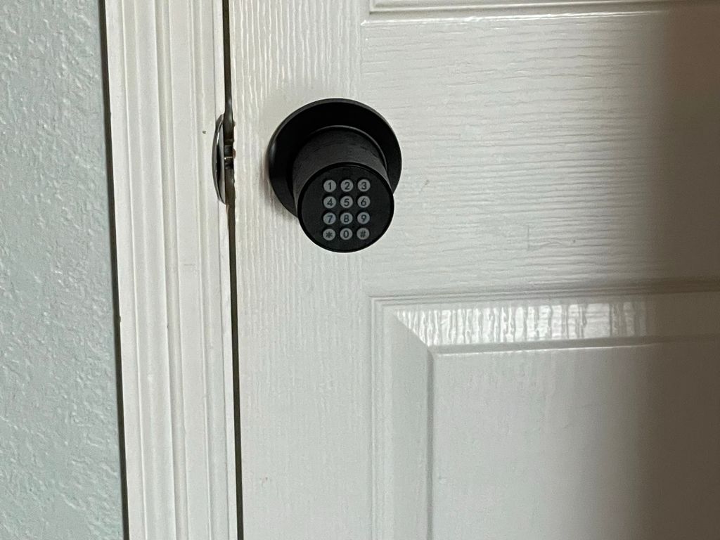 Replaced programmable doorknob