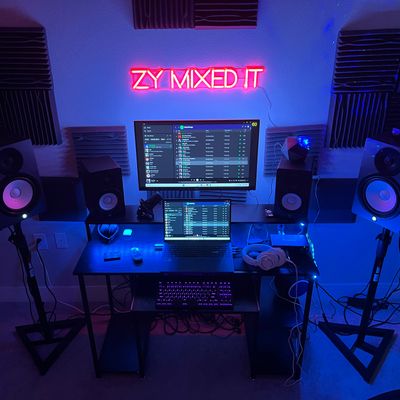 rap studio setup