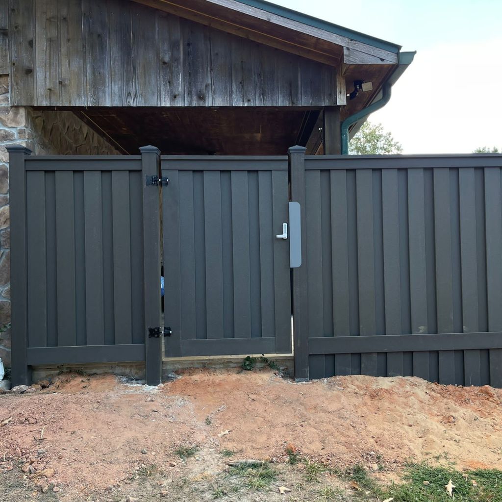 Fence and Gate Installation project from 2023