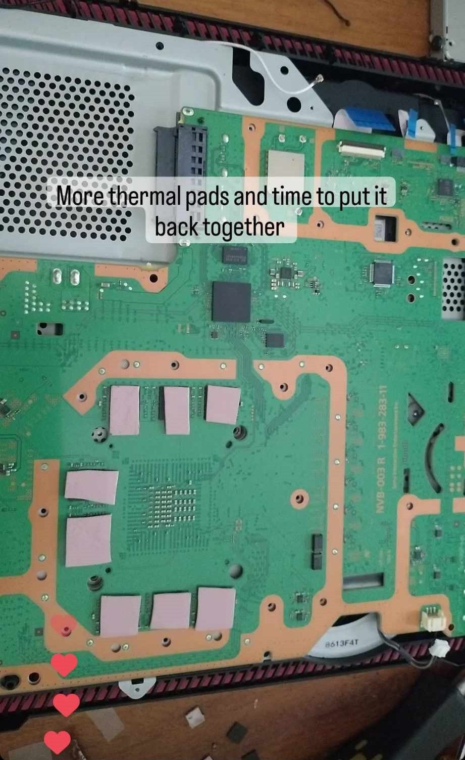 New PS4 Thermal pads 