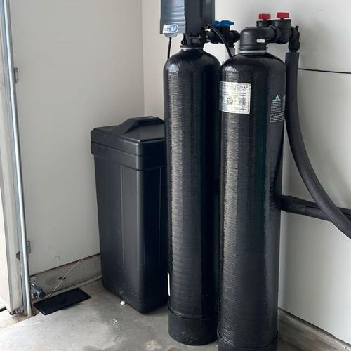 Double Tank Water Softener and Carbon