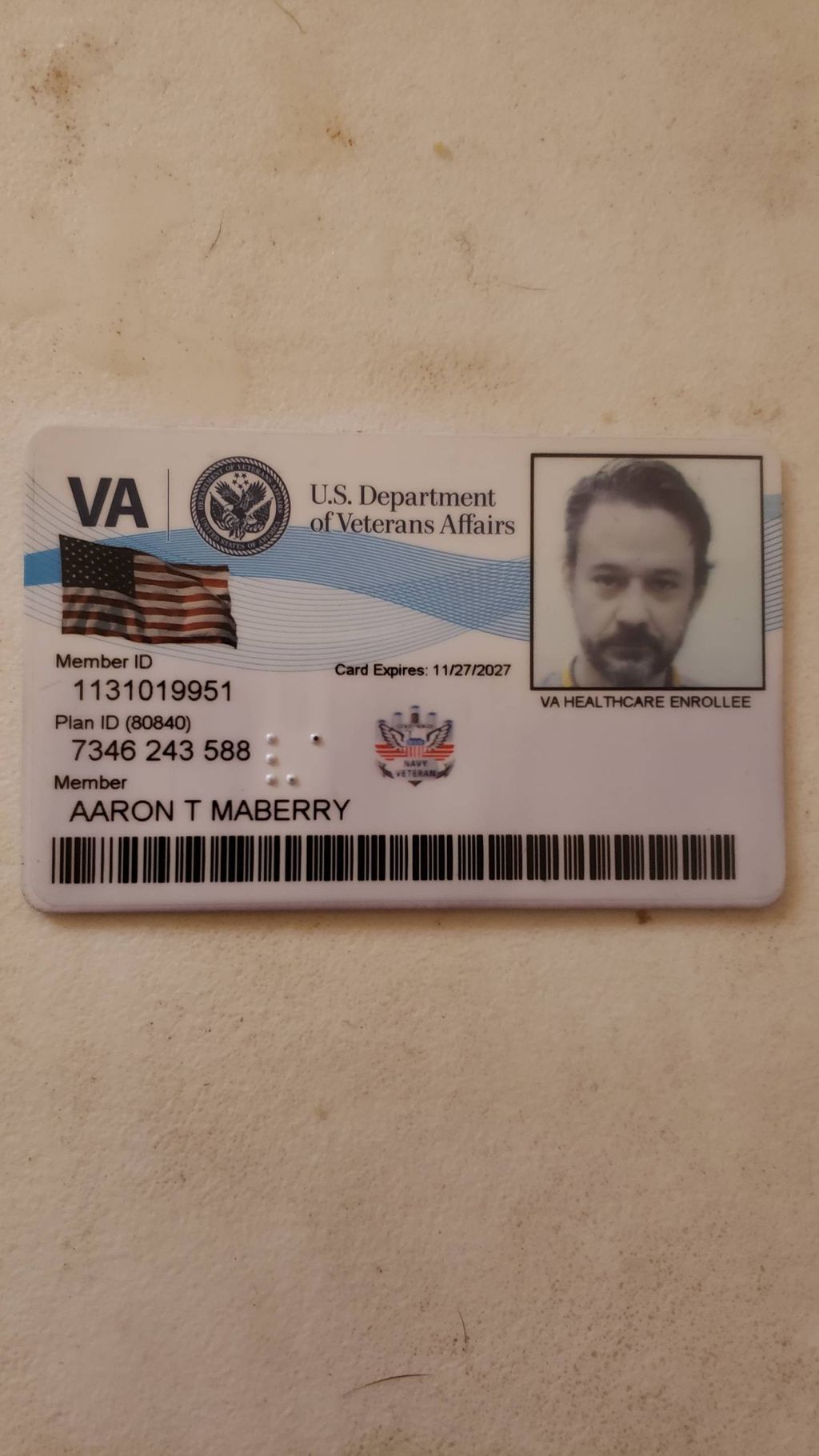 I'm a proud member of the VA. I spent 4 years in t