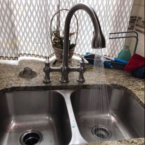 Gear UP installed my new sink and did an amazing j