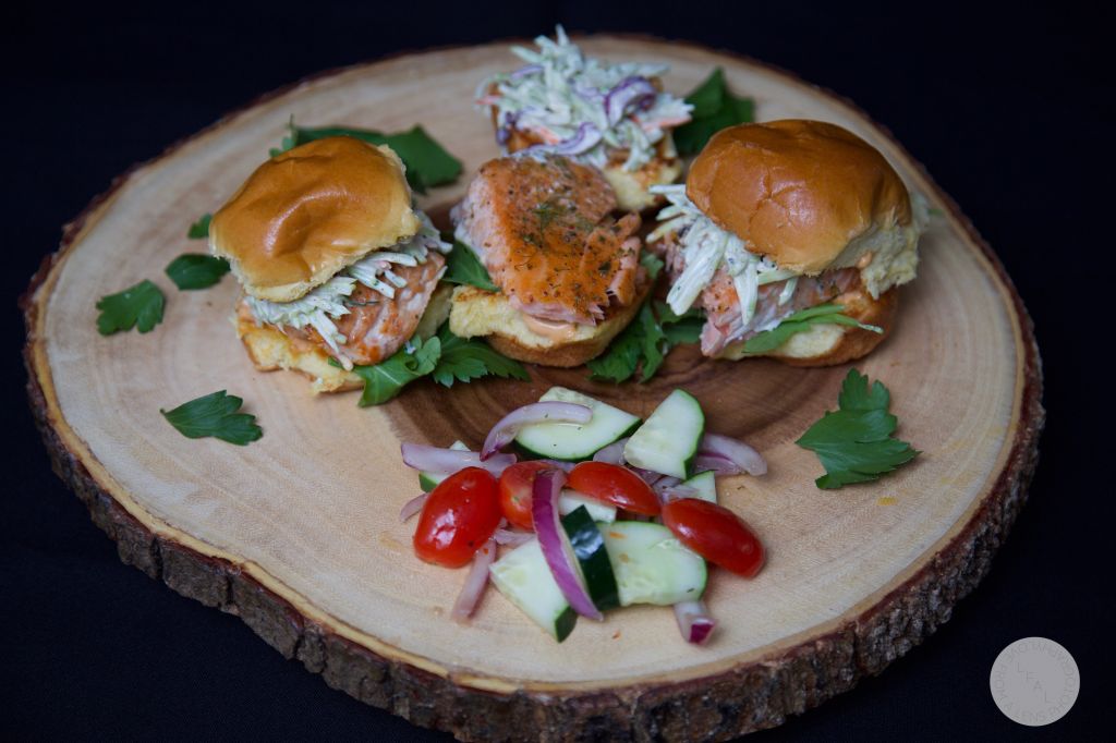 Salmon Sliders