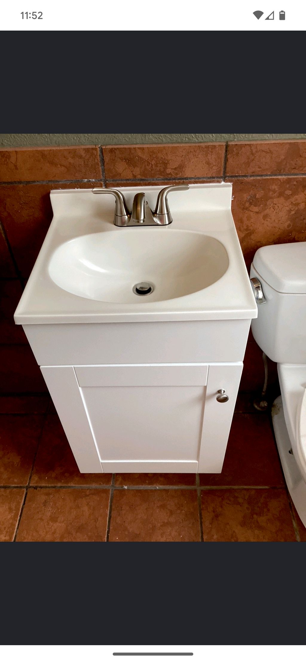 Pedestal sink replacement 2of2