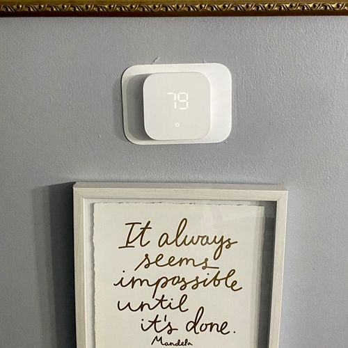 Doda installed my new smart thermostat in under 30