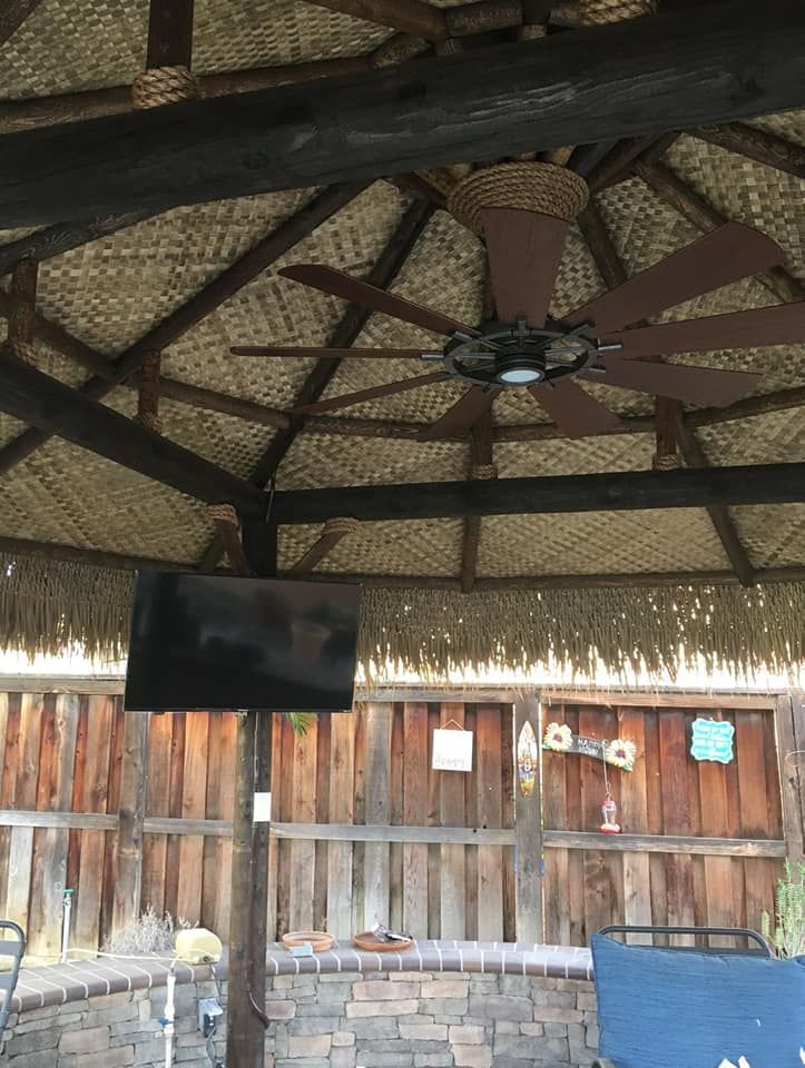 Outdoor Lighting & Electric for BBQ