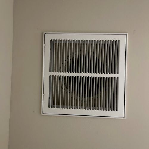 The ac vents in our new house haven’t got cleaned 