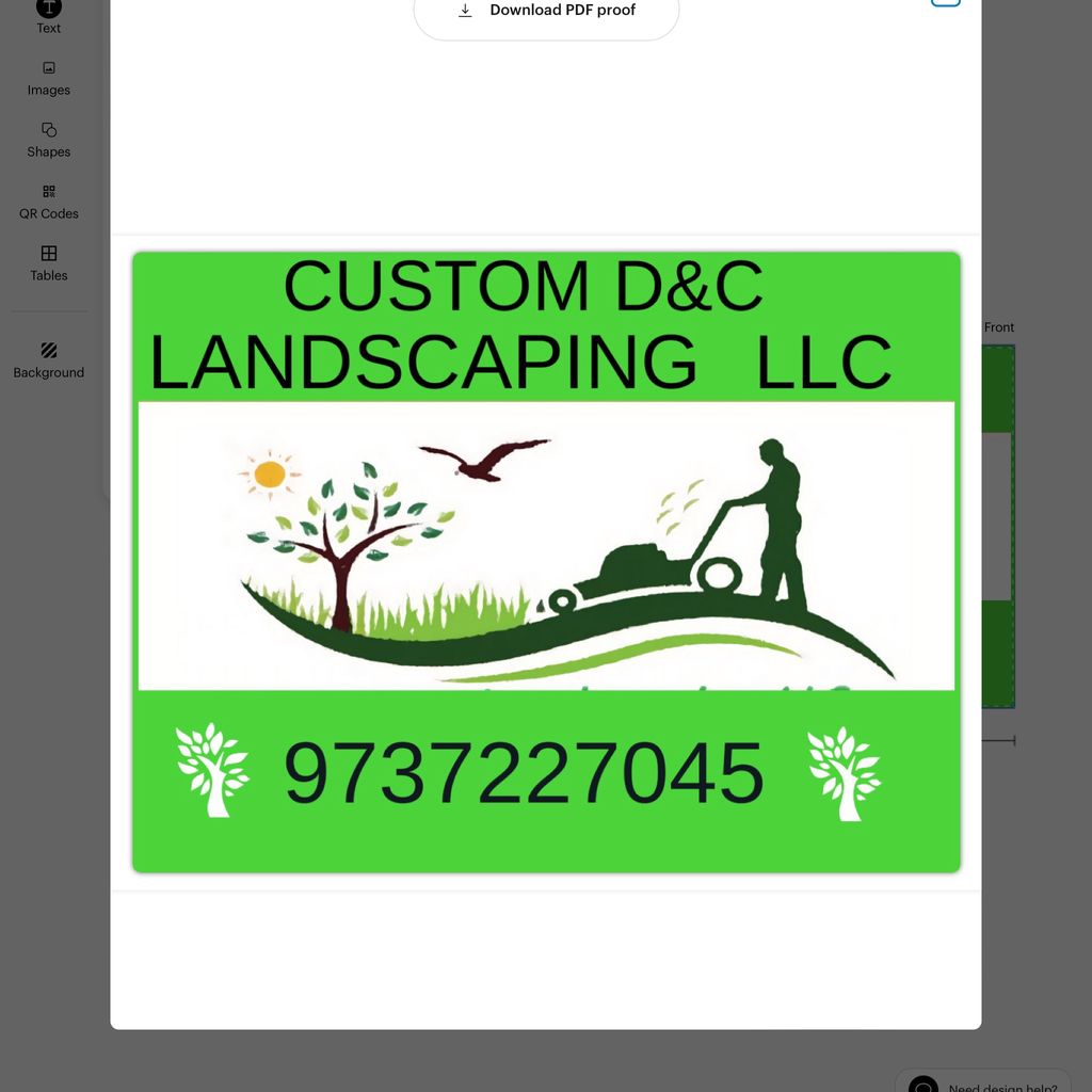 CUSTOM D&C LANDSCAPING LLC