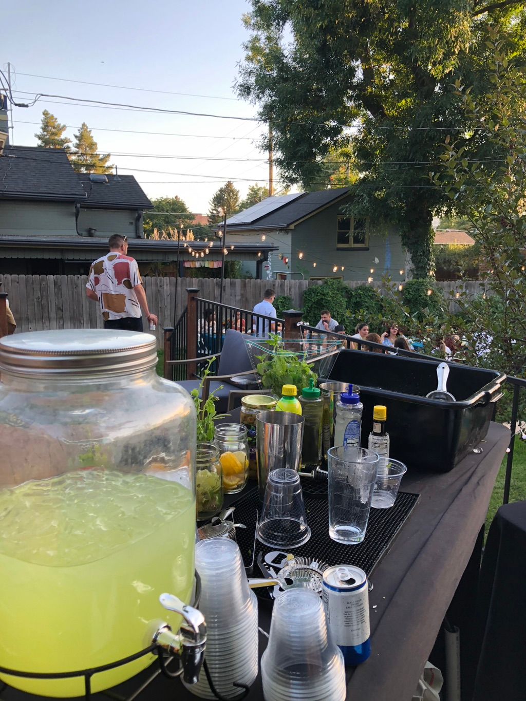 Backyard housewarming 