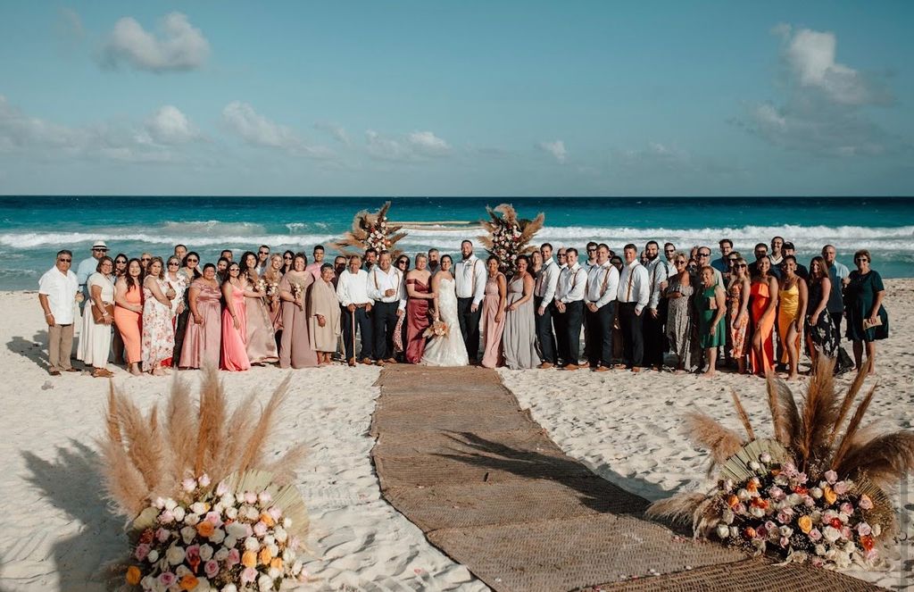 Karla and Tim's Destination Wedding Group
