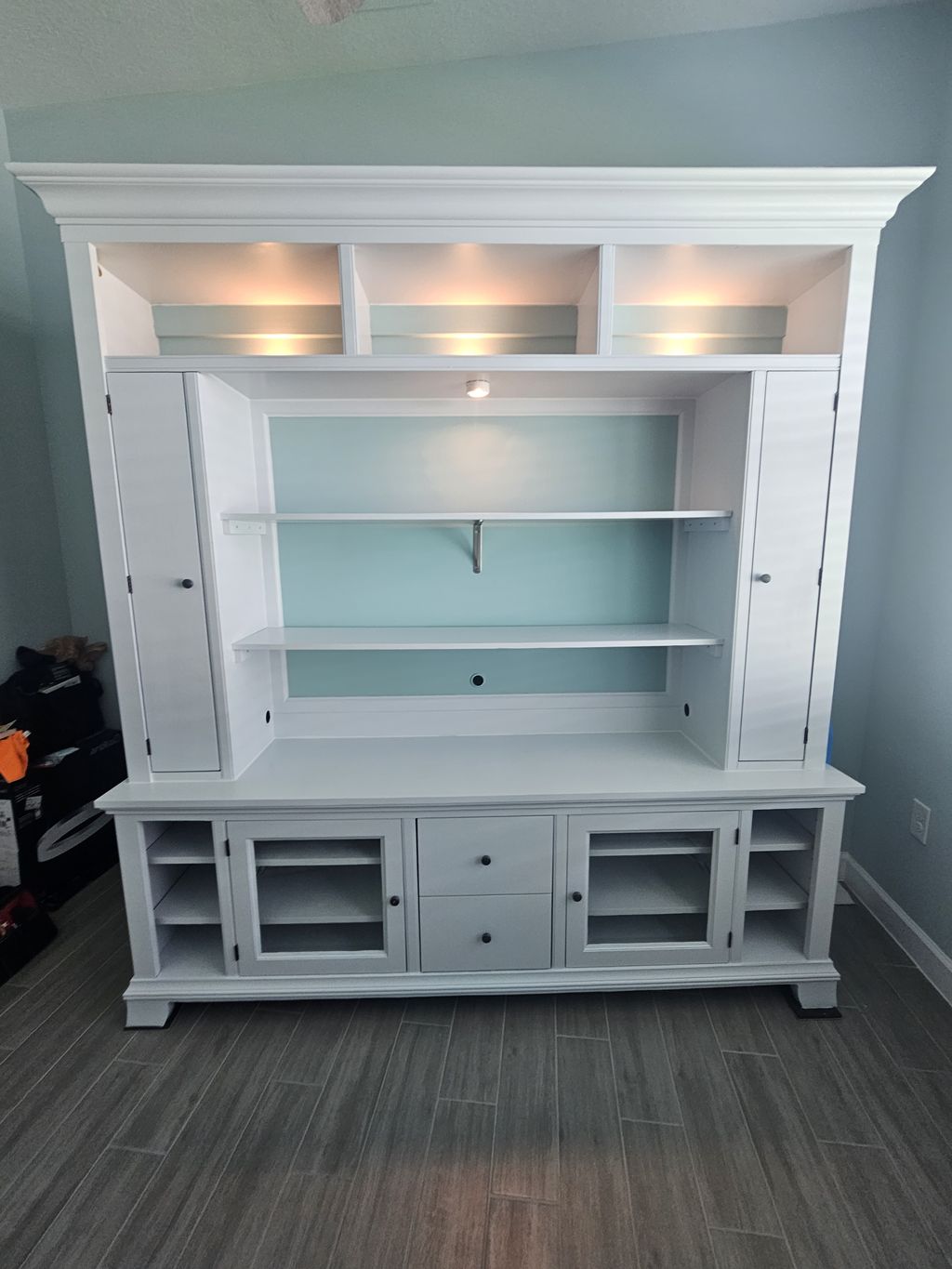 Refinished Wall Unit - After