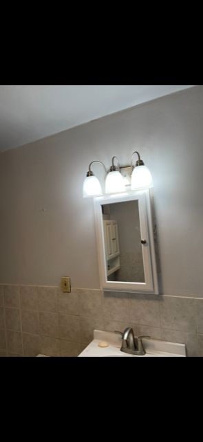 Medicine cabinet mount