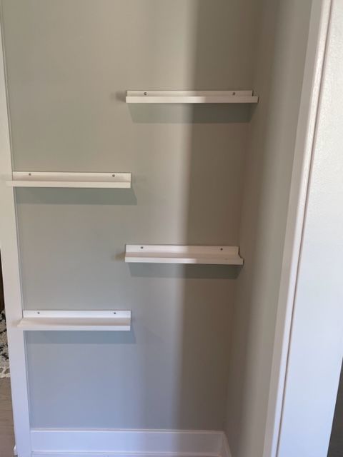 Install shelves