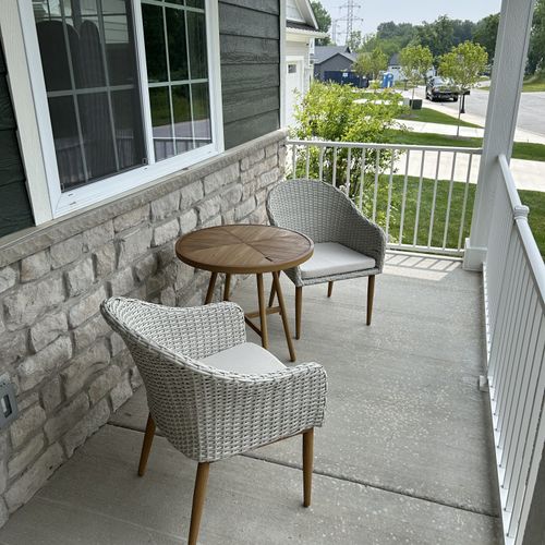 Patio furniture assembly 