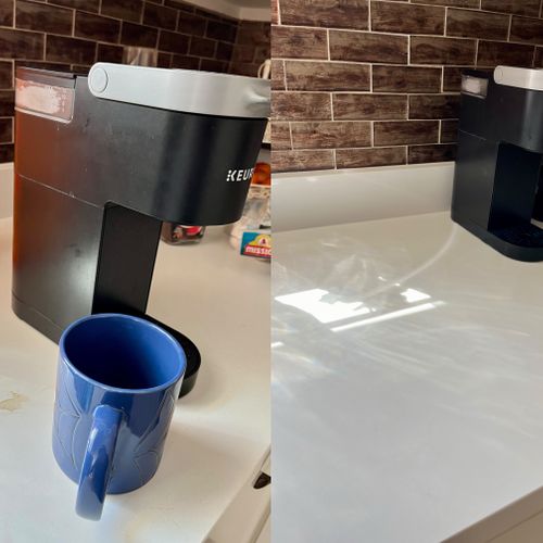 Kitchen Counter top (Before and After)