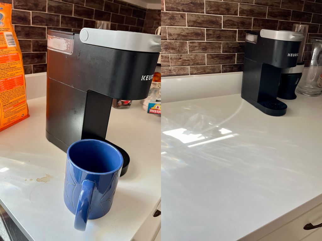Kitchen Counter top (Before and After)