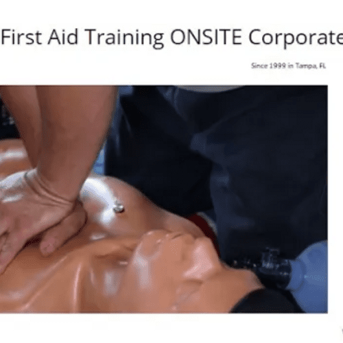 CPR and First Aid Training