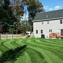 Lawn Mowing With Design