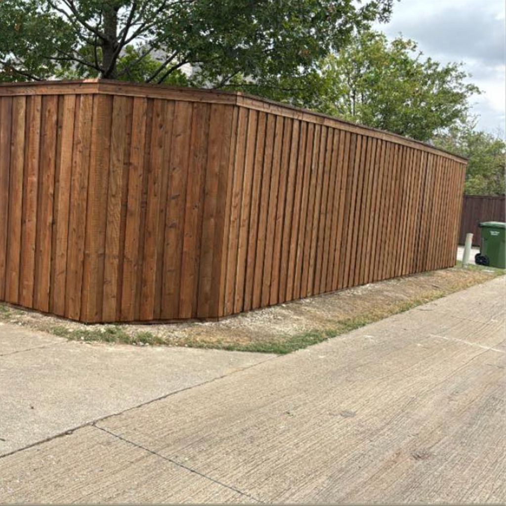 Fence Painting project from 2023