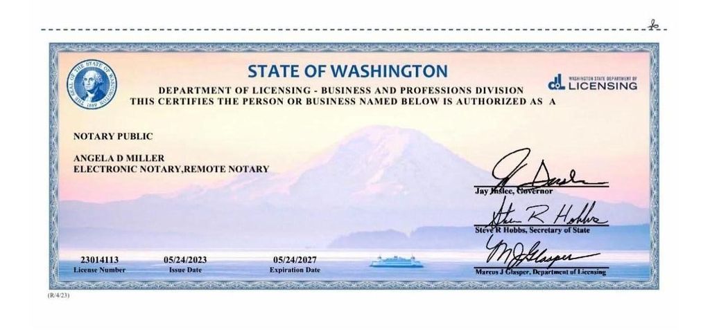 Notary Public License