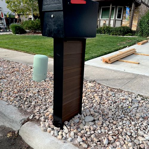 Our previous mailbox was destroyed. We reached out