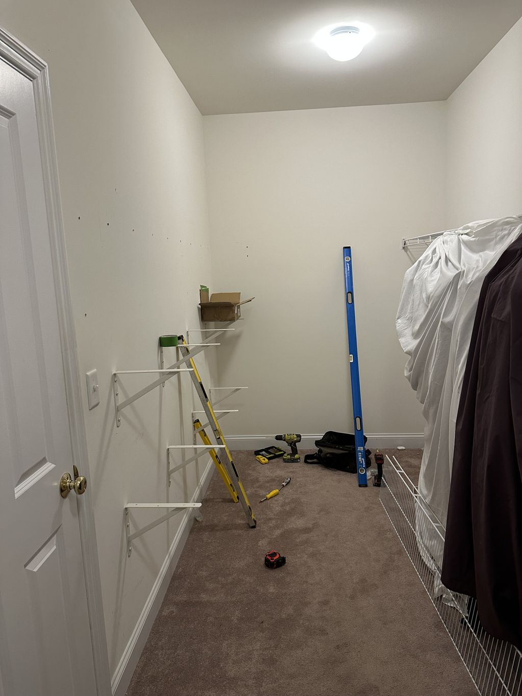 Closet and Shelving System Installation