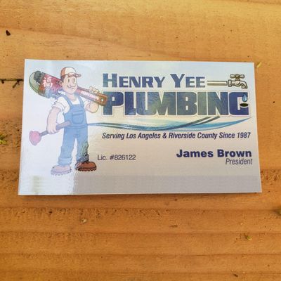 Avatar for Henry yee plumbing inc