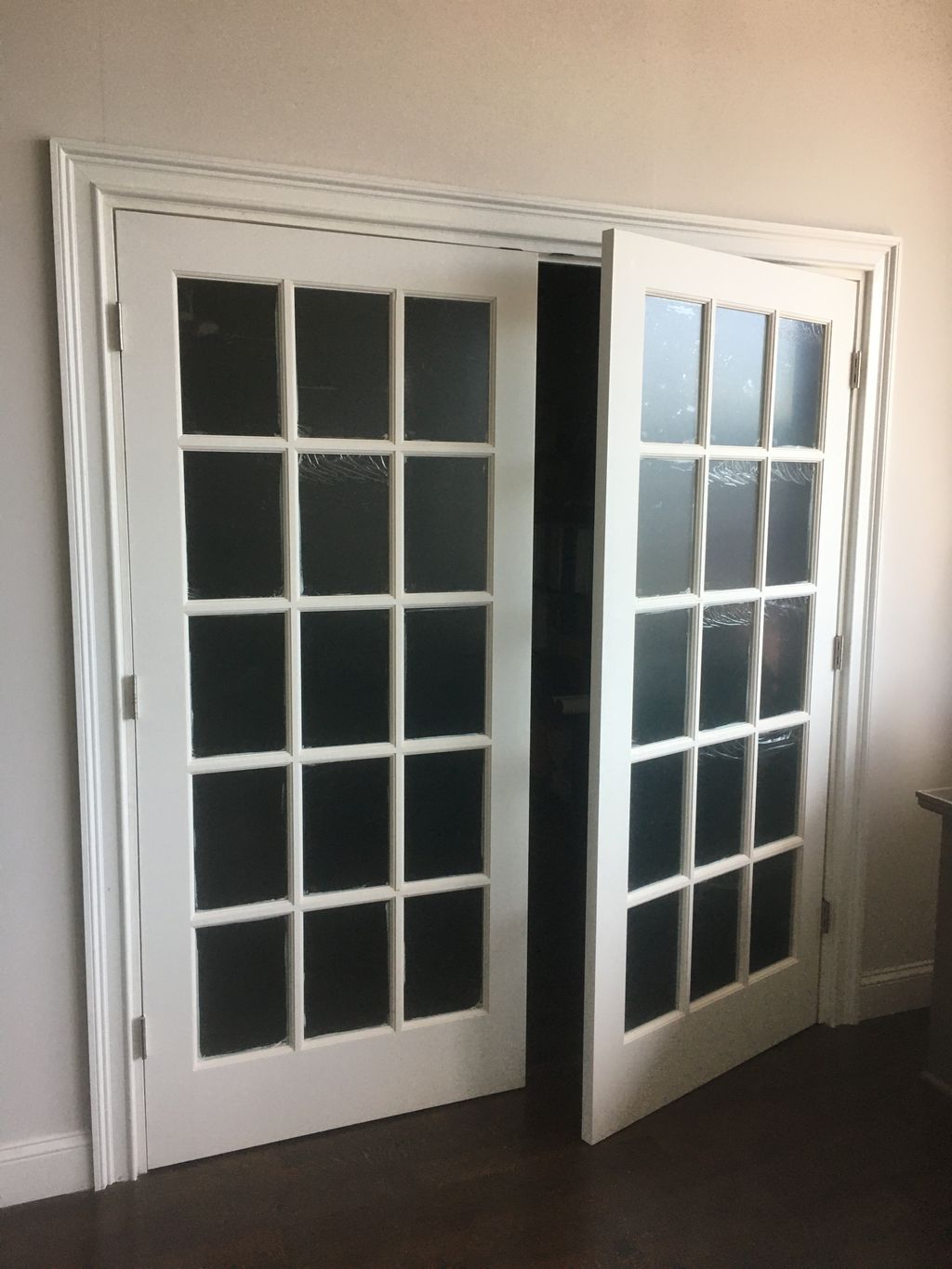 French door installed