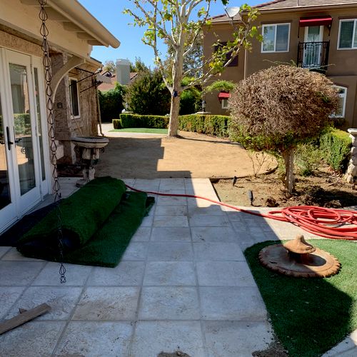 Artificial Turf Installation