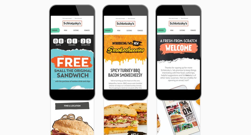 Schlotzky’s E-mail Design