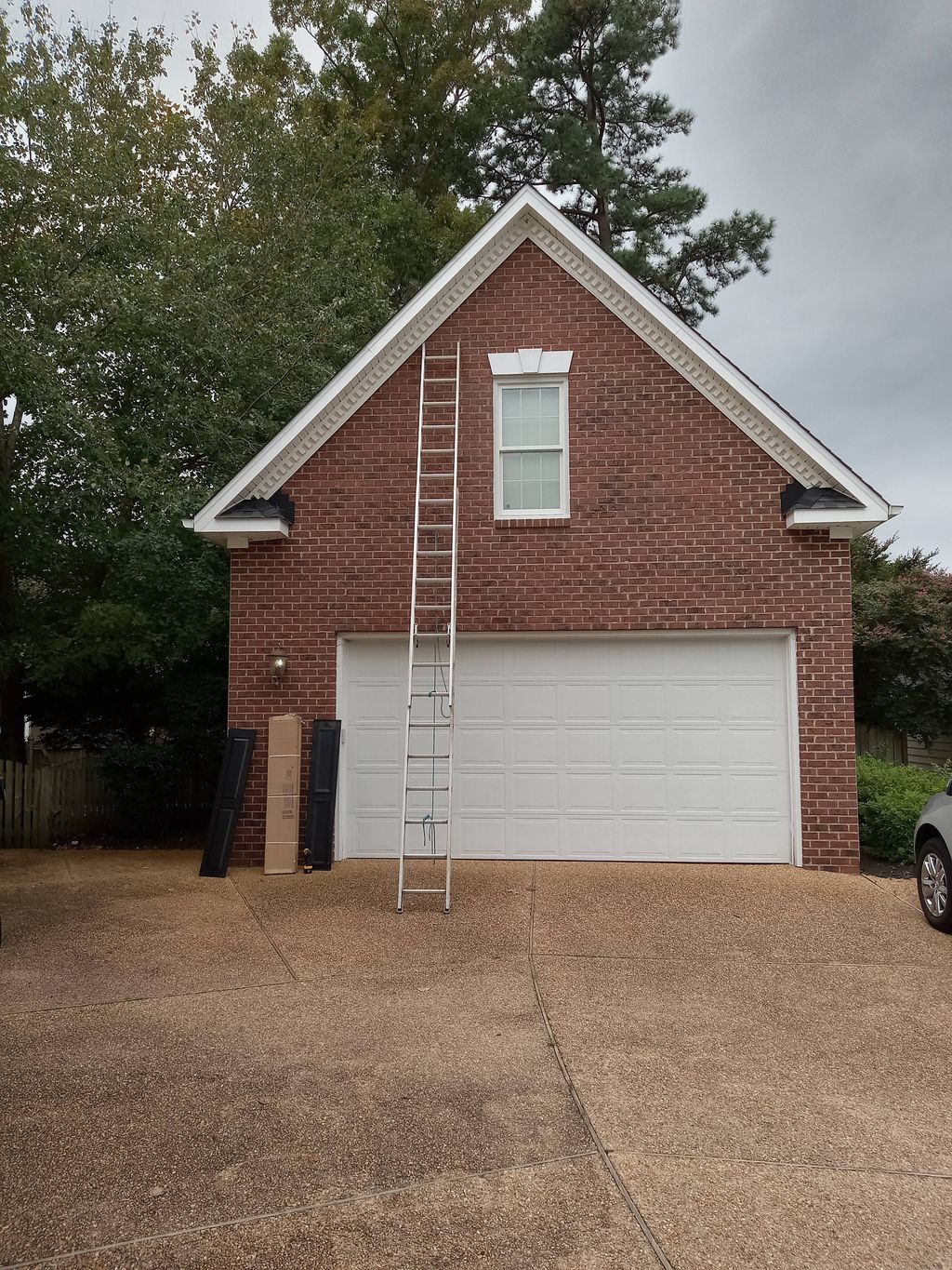 replacing shutters lost in a storm