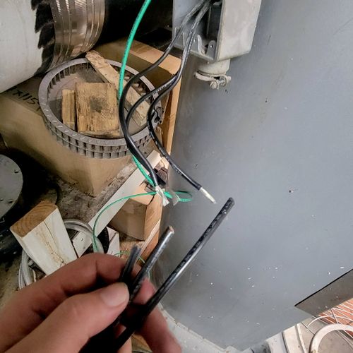 rewiring of a commercial blender 