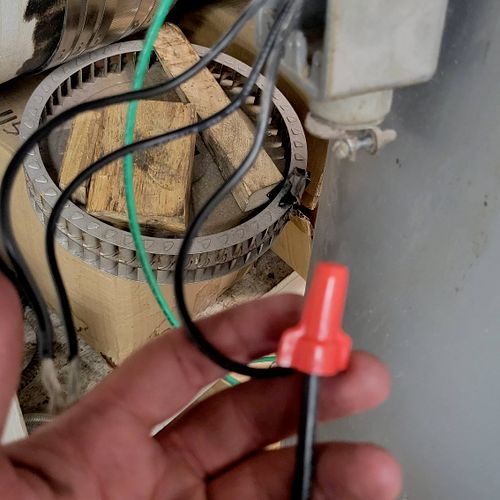 rewiring of a commercial blender