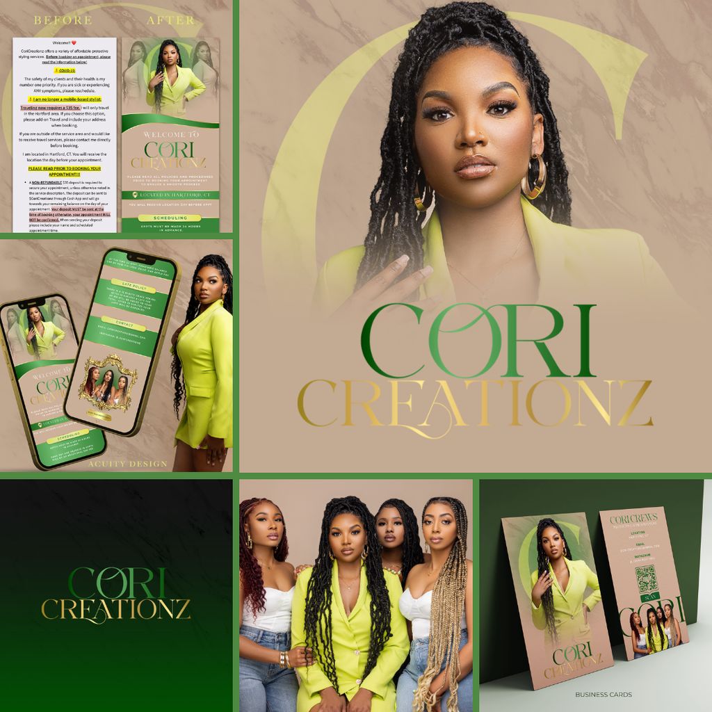 Branding & Booking Site For Hairstylist