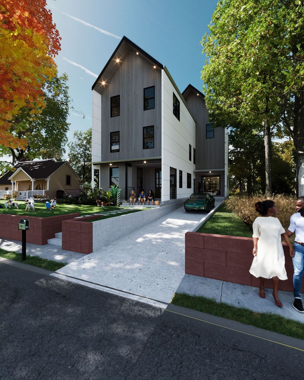 Front of the Ormond St duplex in West Atlanta, GA