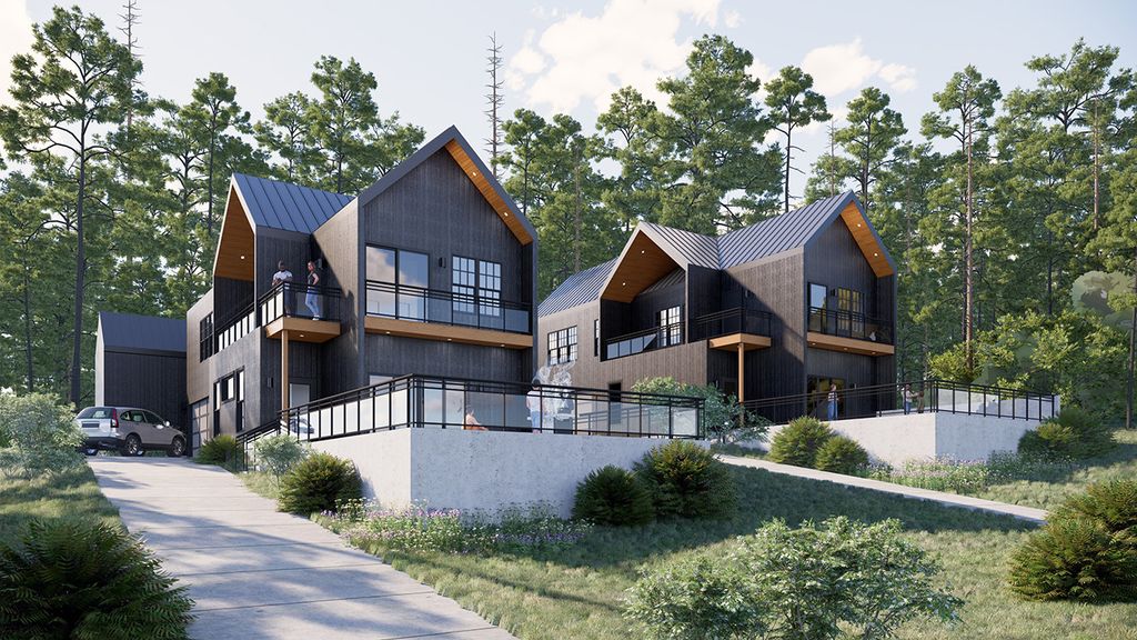 Twin custom homes for an out of state investor in 